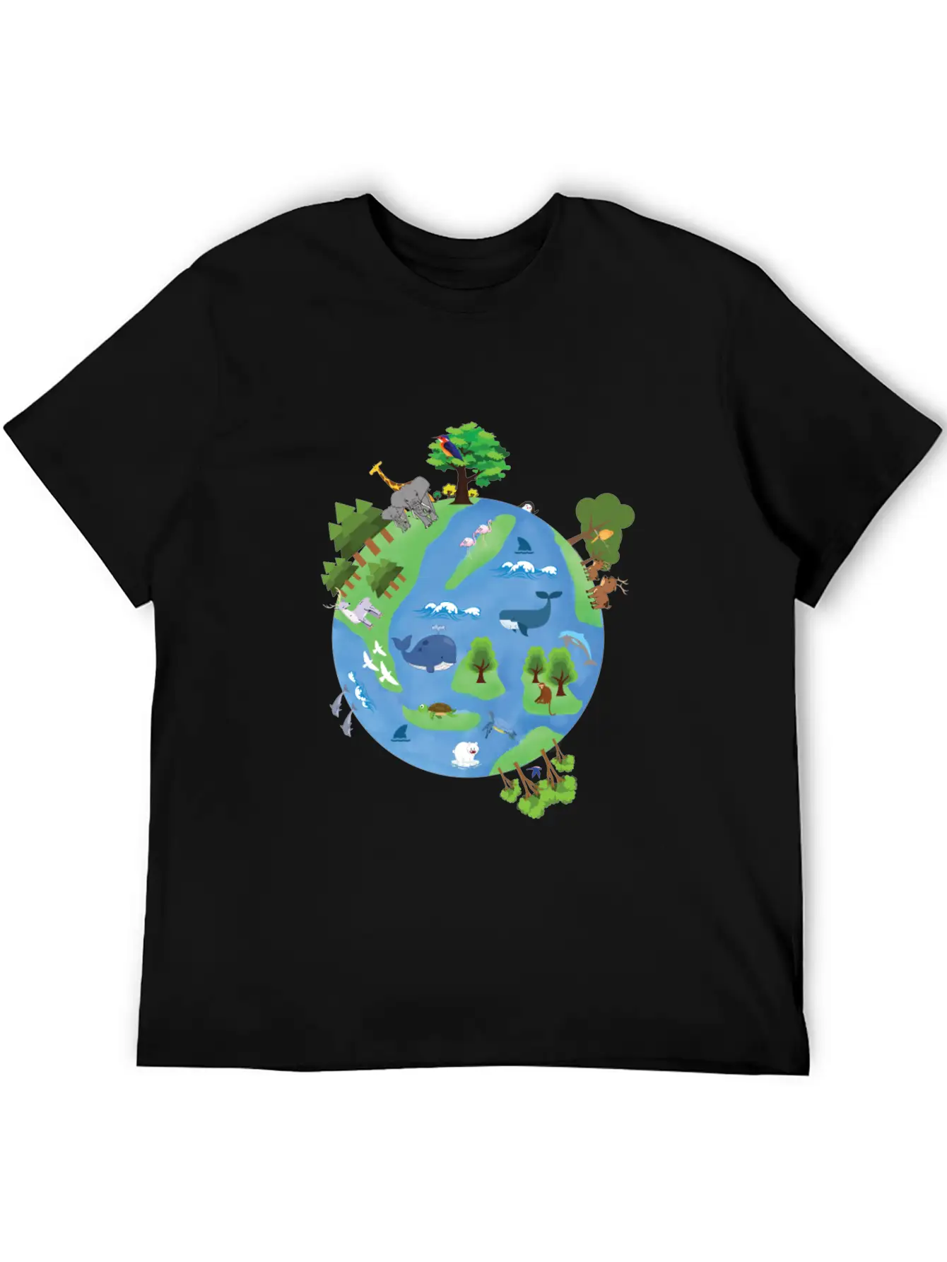 Save Earth Save Us, Earth Day Unisex Casual T-Shirt – Clean Design For Daily Comfort