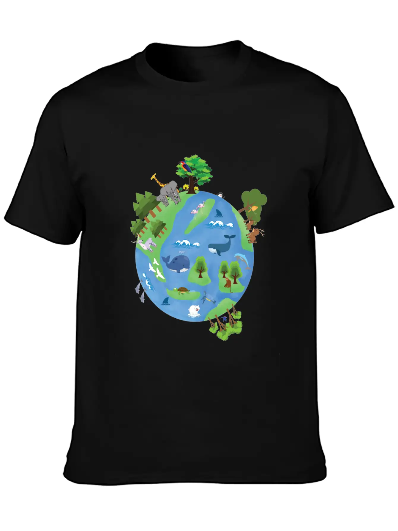 Save Earth Save Us, Earth Day Unisex Casual T-Shirt – Clean Design For Daily Comfort
