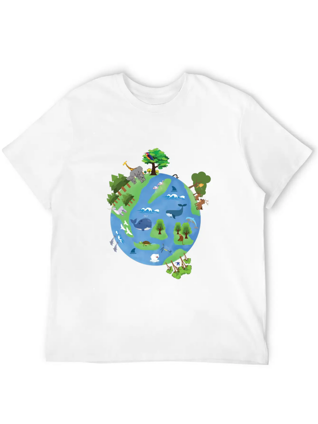 Save Earth Save Us, Earth Day Unisex Casual T-Shirt – Clean Design For Daily Comfort