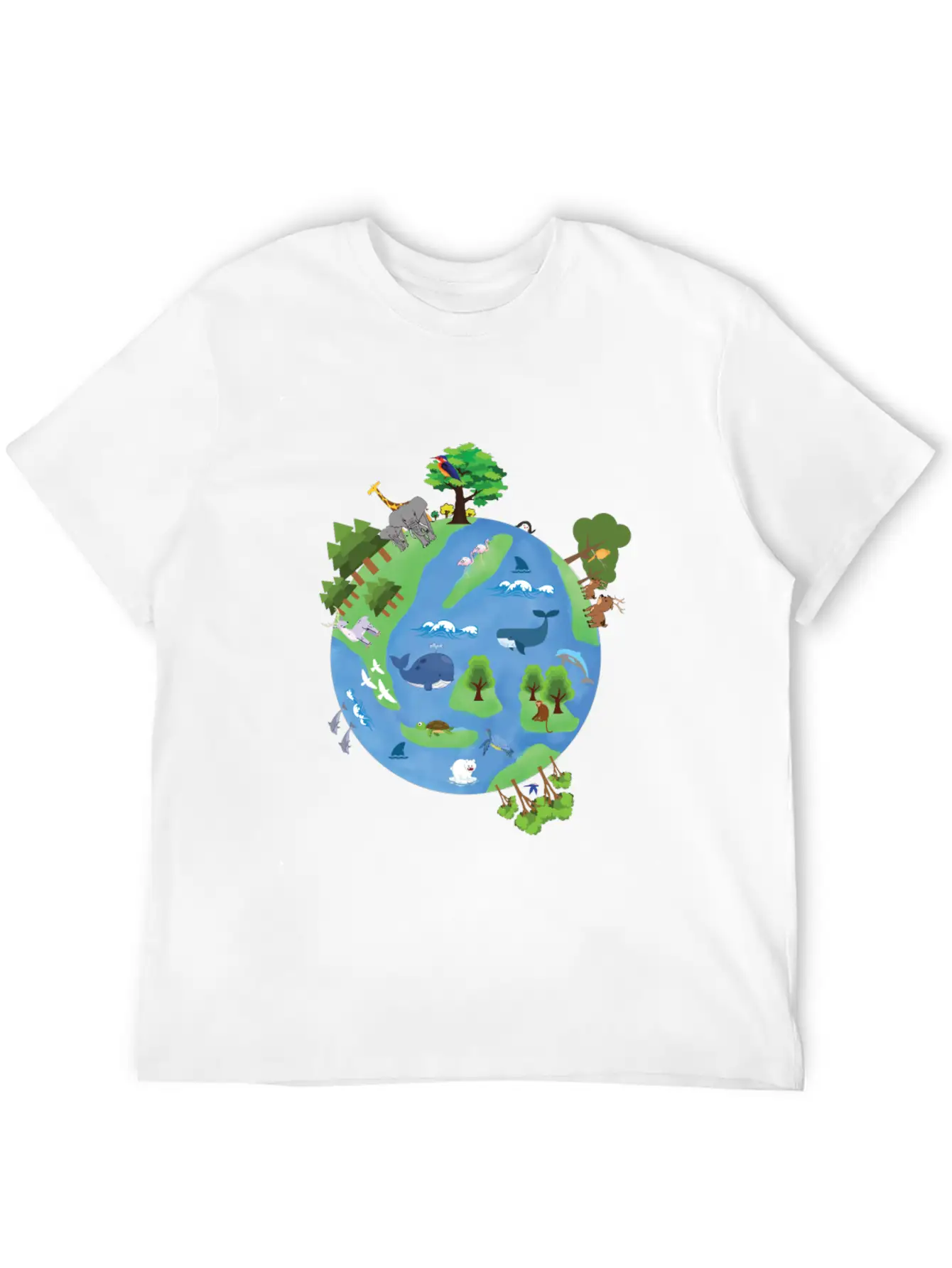 Save Earth Save Us, Earth Day Unisex Casual T-Shirt – Clean Design For Daily Comfort