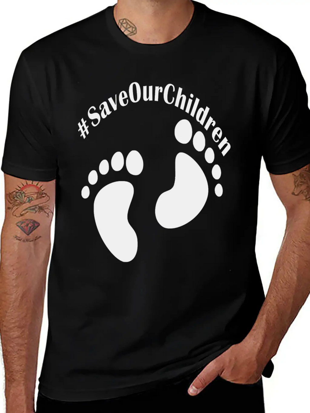Save Our Childr En Unisex Short Sleeve Soft Cotton T-Shirt – Casual Everyday Wear