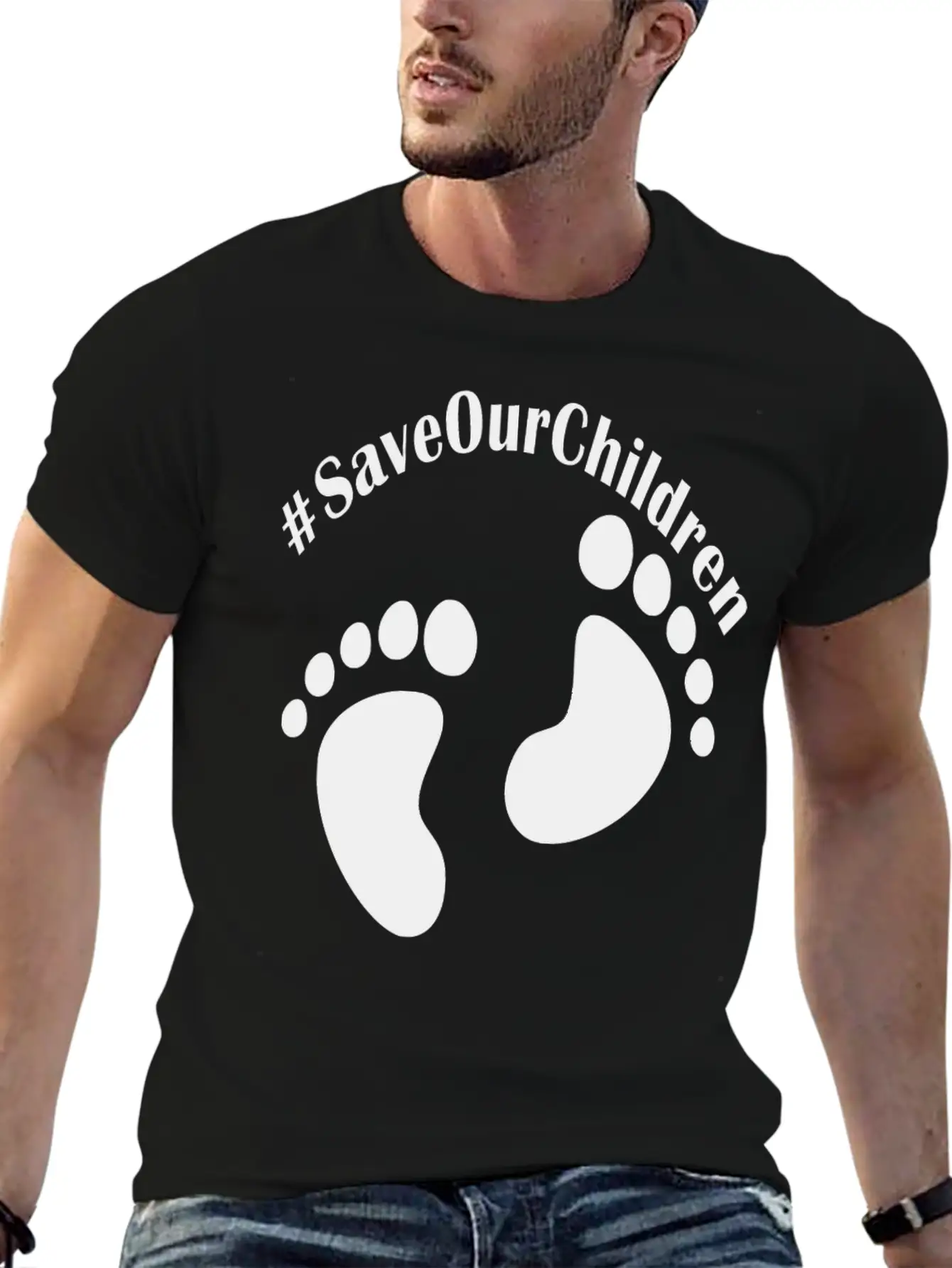 Save Our Childr En Unisex Short Sleeve Soft Cotton T-Shirt – Casual Everyday Wear