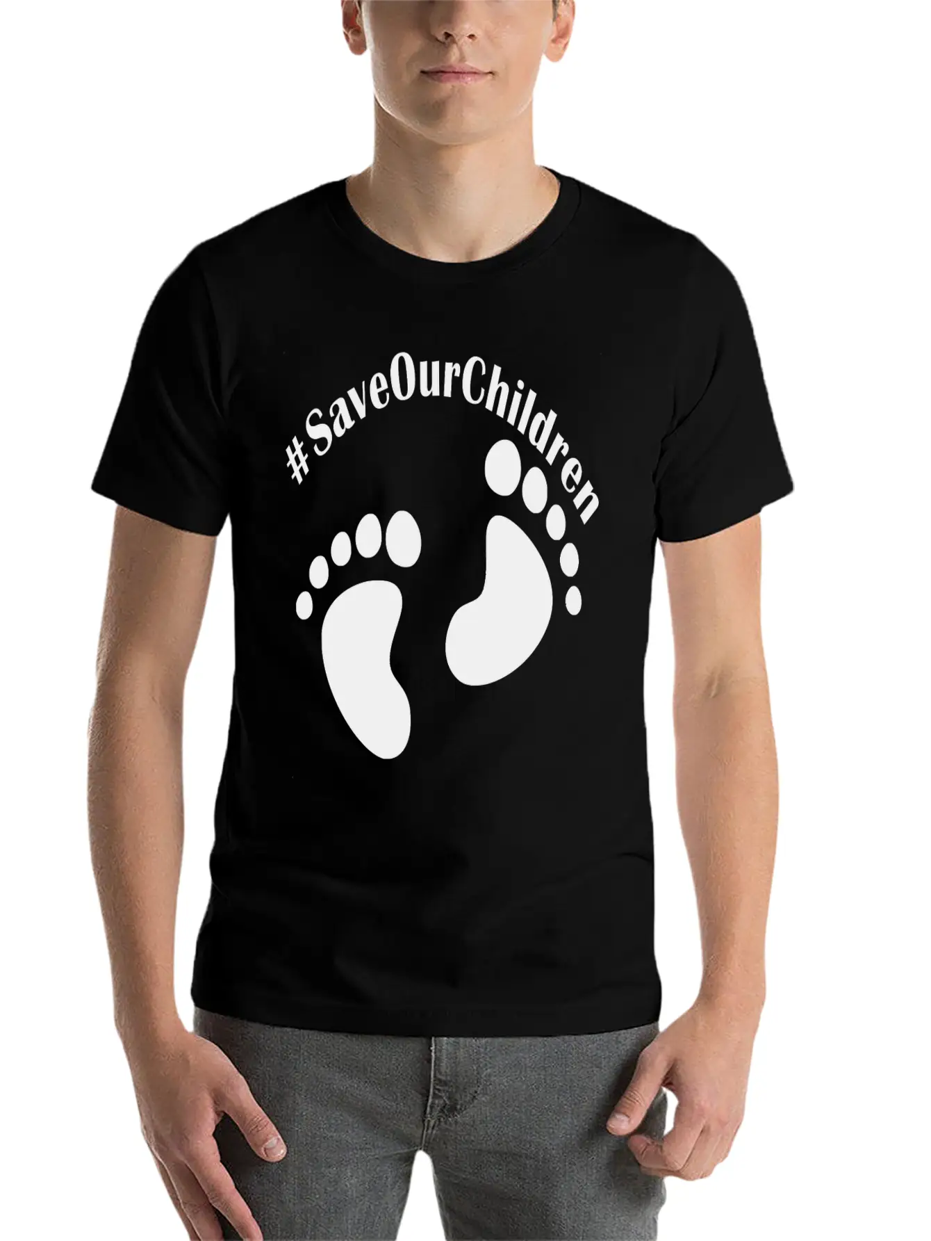Save Our Childr En Unisex Short Sleeve Soft Cotton T-Shirt – Casual Everyday Wear