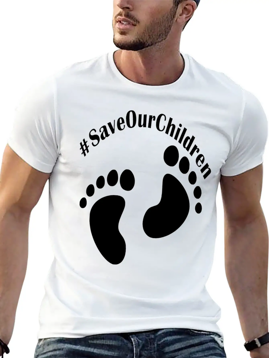 Save Our Childr En Unisex Short Sleeve Soft Cotton T-Shirt – Casual Everyday Wear