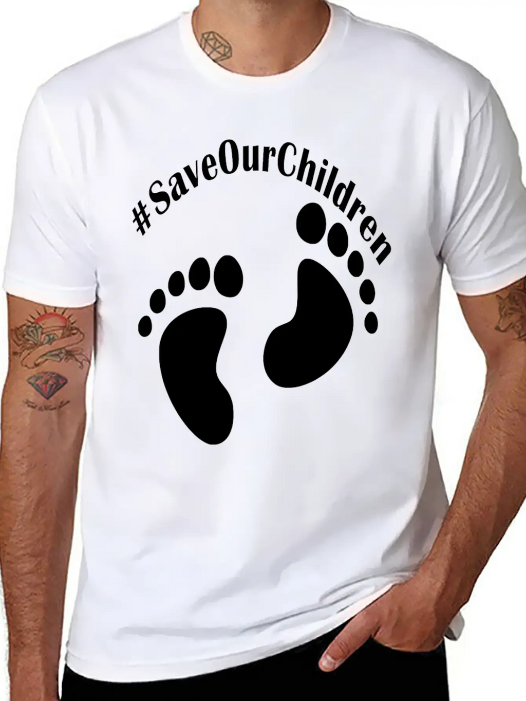 Save Our Childr En Unisex Short Sleeve Soft Cotton T-Shirt – Casual Everyday Wear
