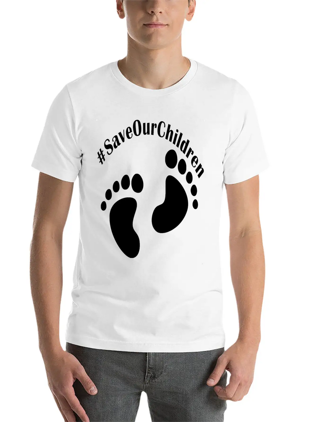 Save Our Childr En Unisex Short Sleeve Soft Cotton T-Shirt – Casual Everyday Wear