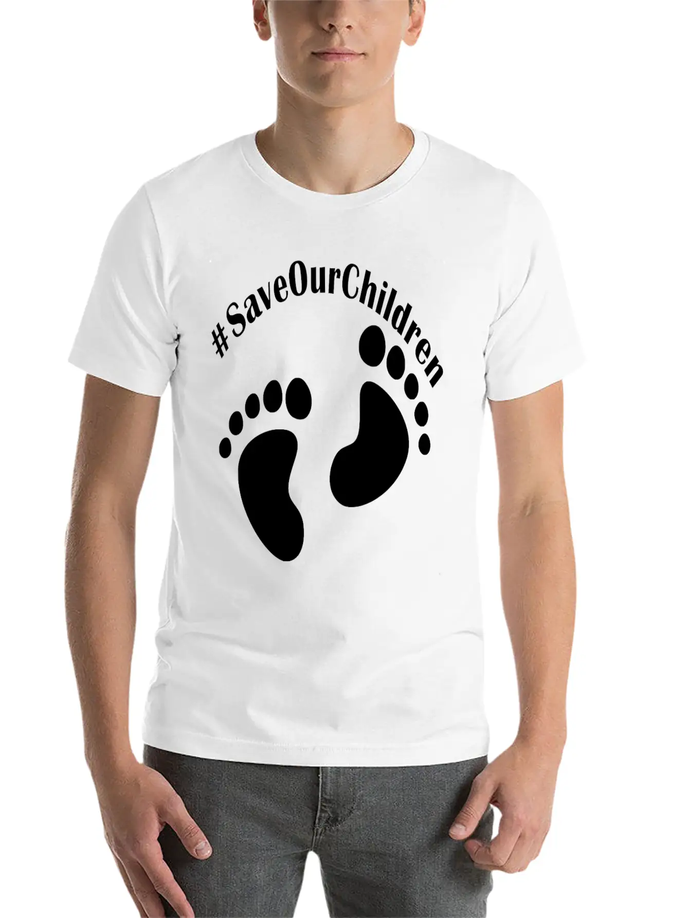 Save Our Childr En Unisex Short Sleeve Soft Cotton T-Shirt – Casual Everyday Wear