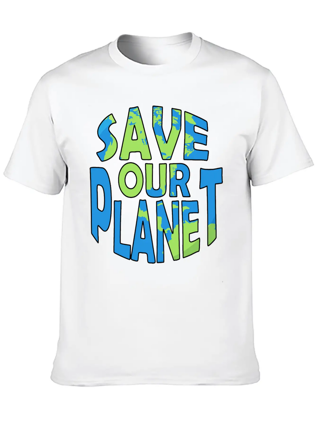 Save Our Planet Climate Change Gift Ecology Unisex Casual T-Shirt – Clean Design For Daily Comfort