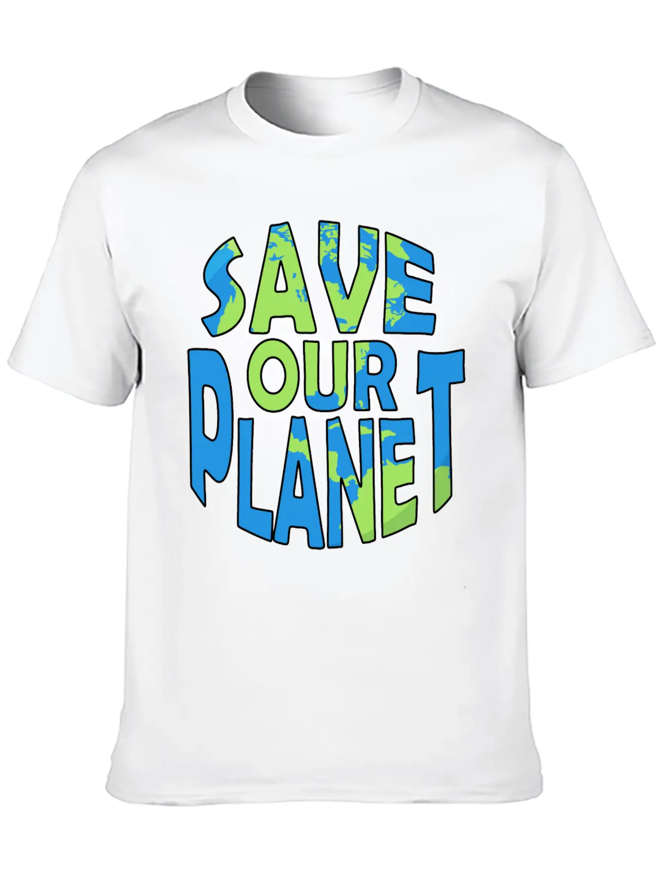 Save Our Planet Climate Change Gift Ecology Unisex Casual T-Shirt – Clean Design For Daily Comfort