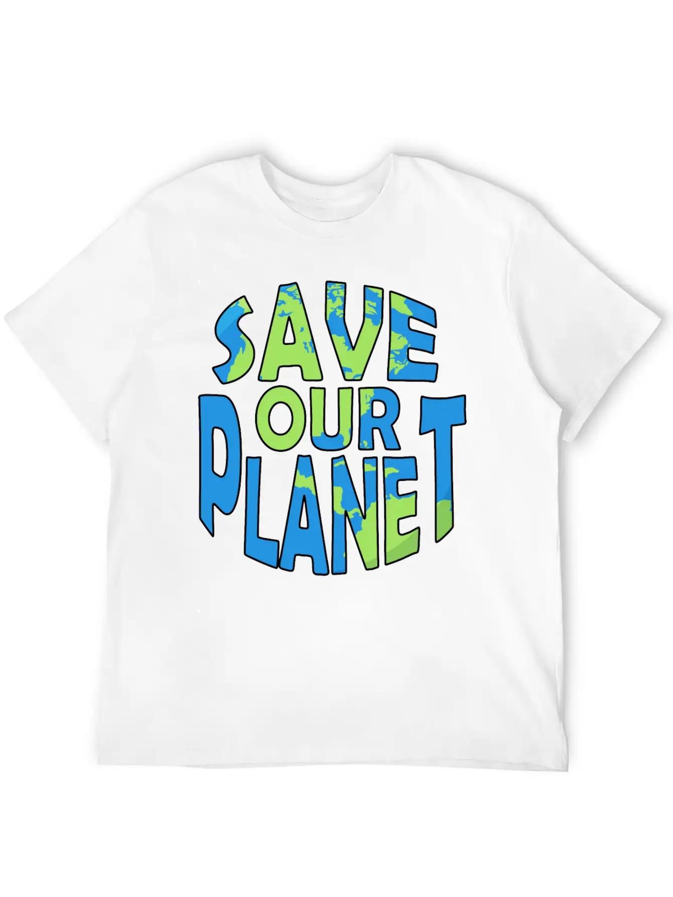 Save Our Planet Climate Change Gift Ecology Unisex Casual T-Shirt – Clean Design For Daily Comfort