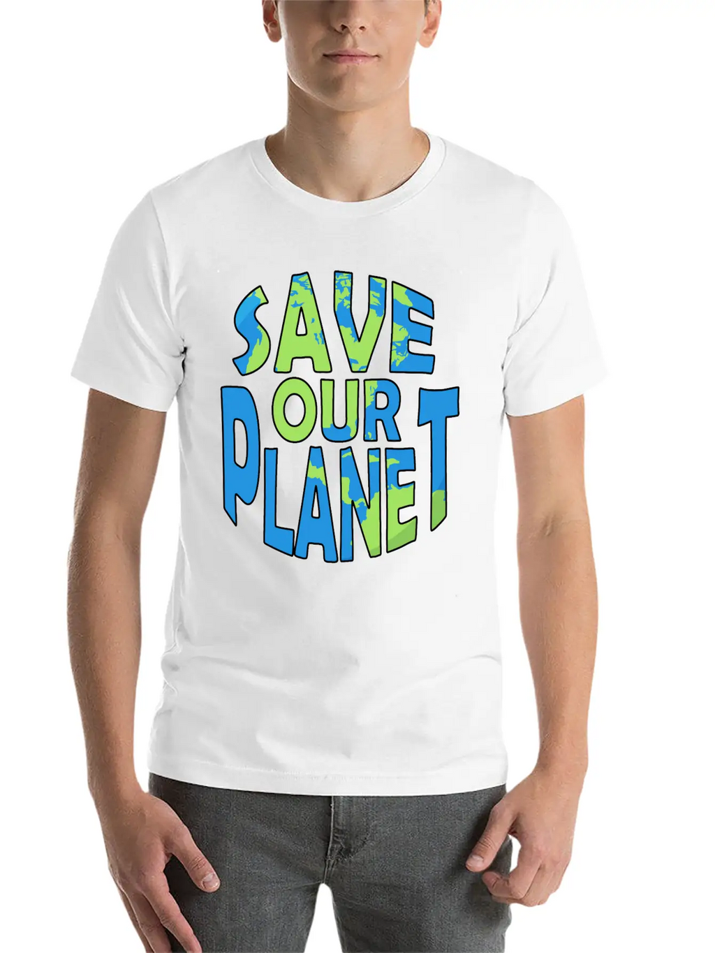 Save Our Planet Climate Change Gift Ecology Unisex Casual T-Shirt – Clean Design For Daily Comfort
