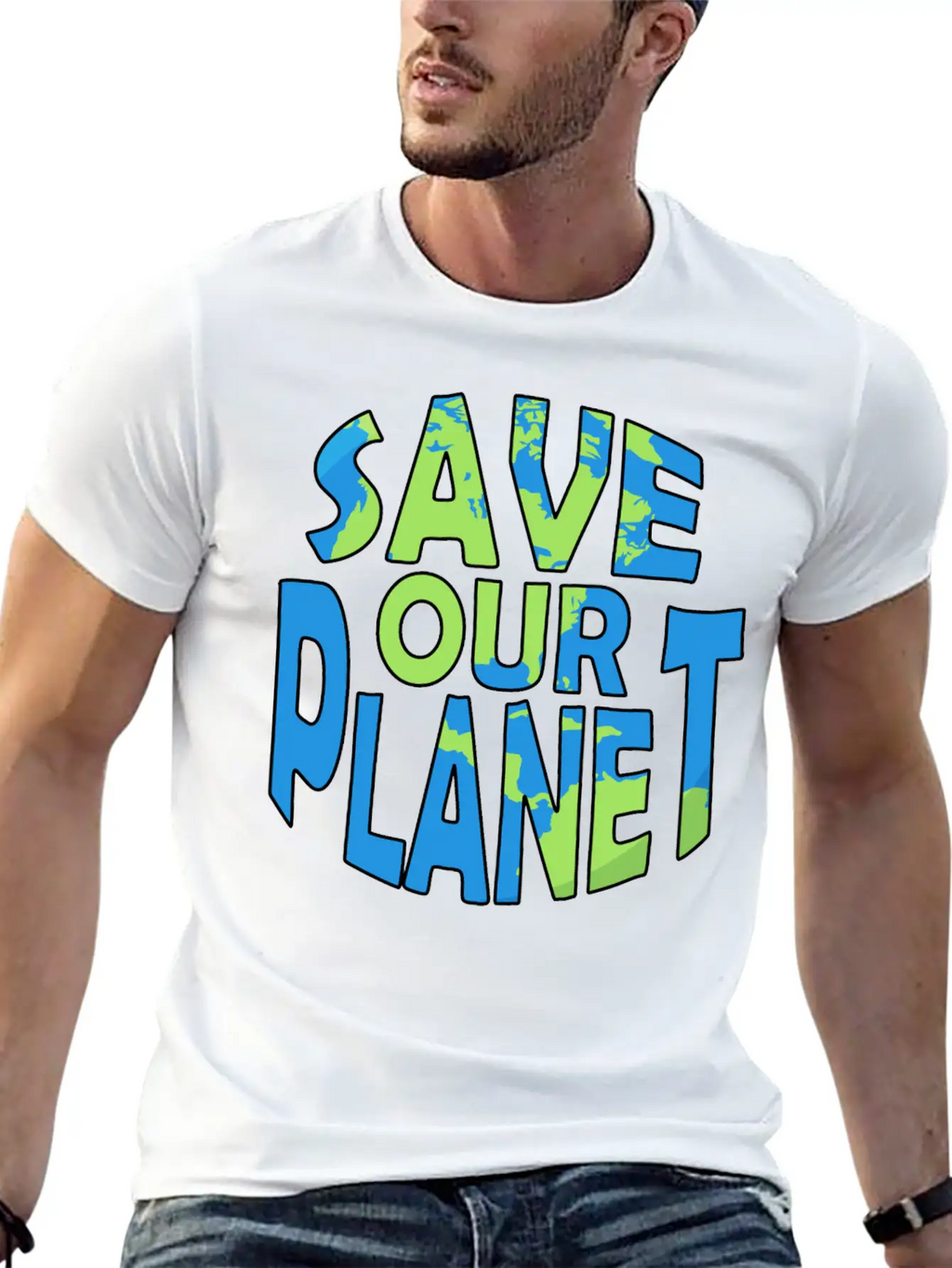 Save Our Planet Climate Change Gift Ecology Unisex Casual T-Shirt – Clean Design For Daily Comfort