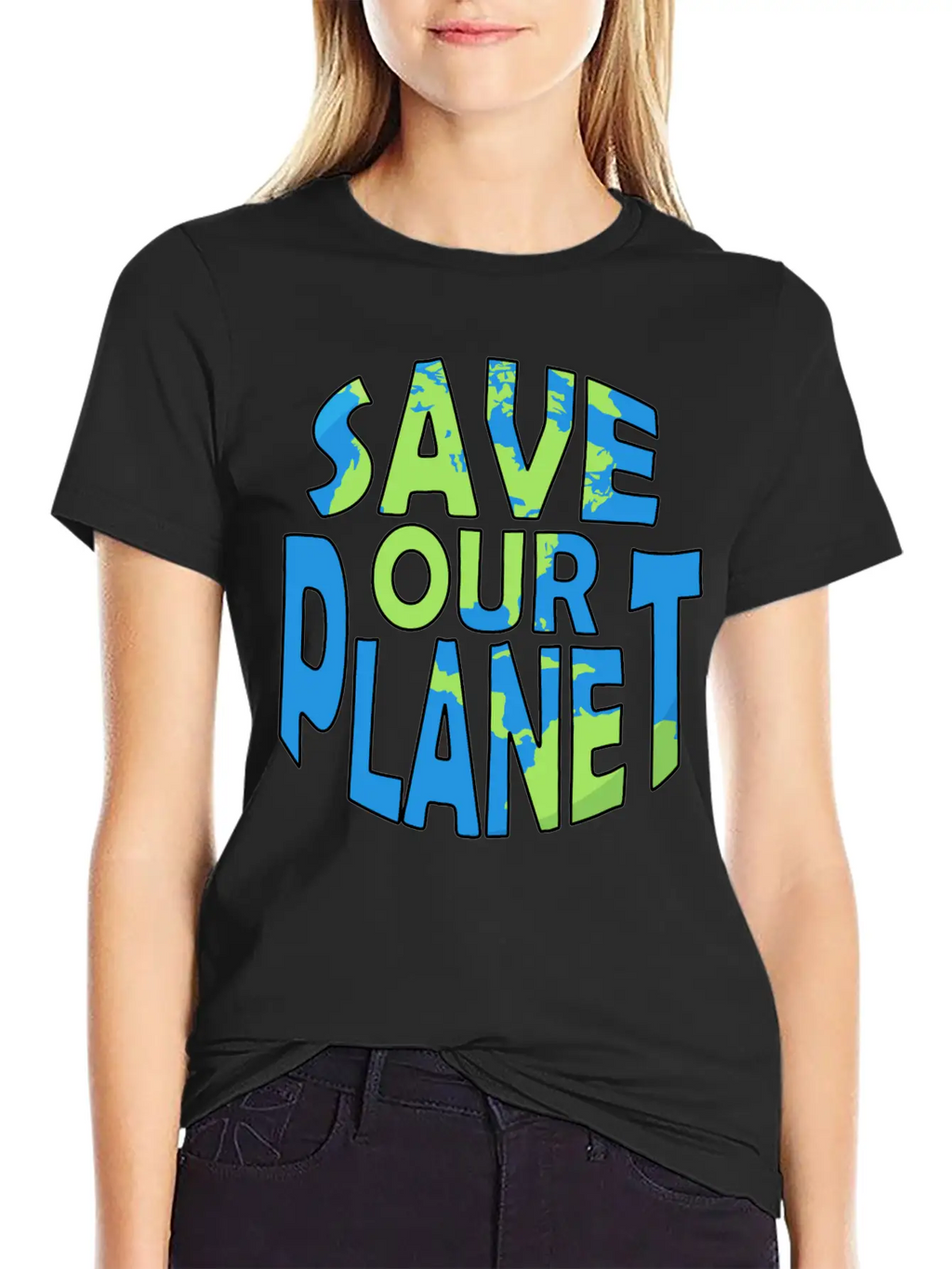 Save Our Planet Climate Change Gift Ecology Unisex Casual T-Shirt – Clean Design For Daily Comfort