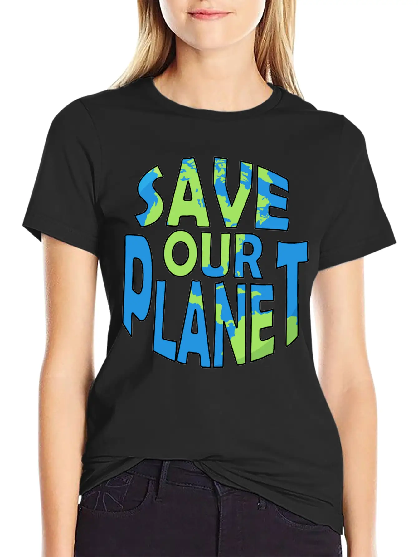 Save Our Planet Climate Change Gift Ecology Unisex Casual T-Shirt – Clean Design For Daily Comfort