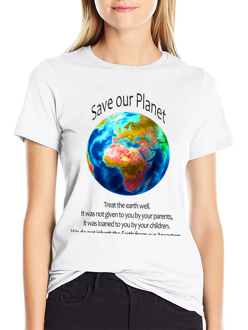 Save Our Planet Unisex Casual T-Shirt – Clean Design For Daily Comfort