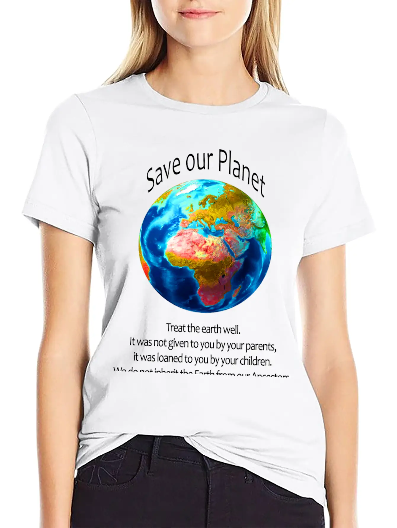 Save Our Planet Unisex Casual T-Shirt – Clean Design For Daily Comfort