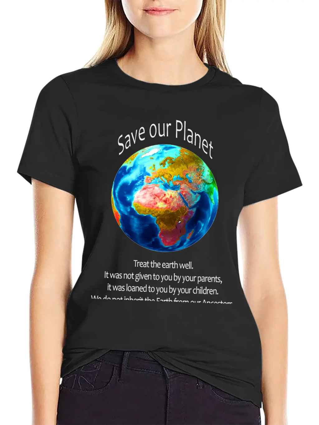 Save Our Planet Unisex Casual T-Shirt – Clean Design For Daily Comfort