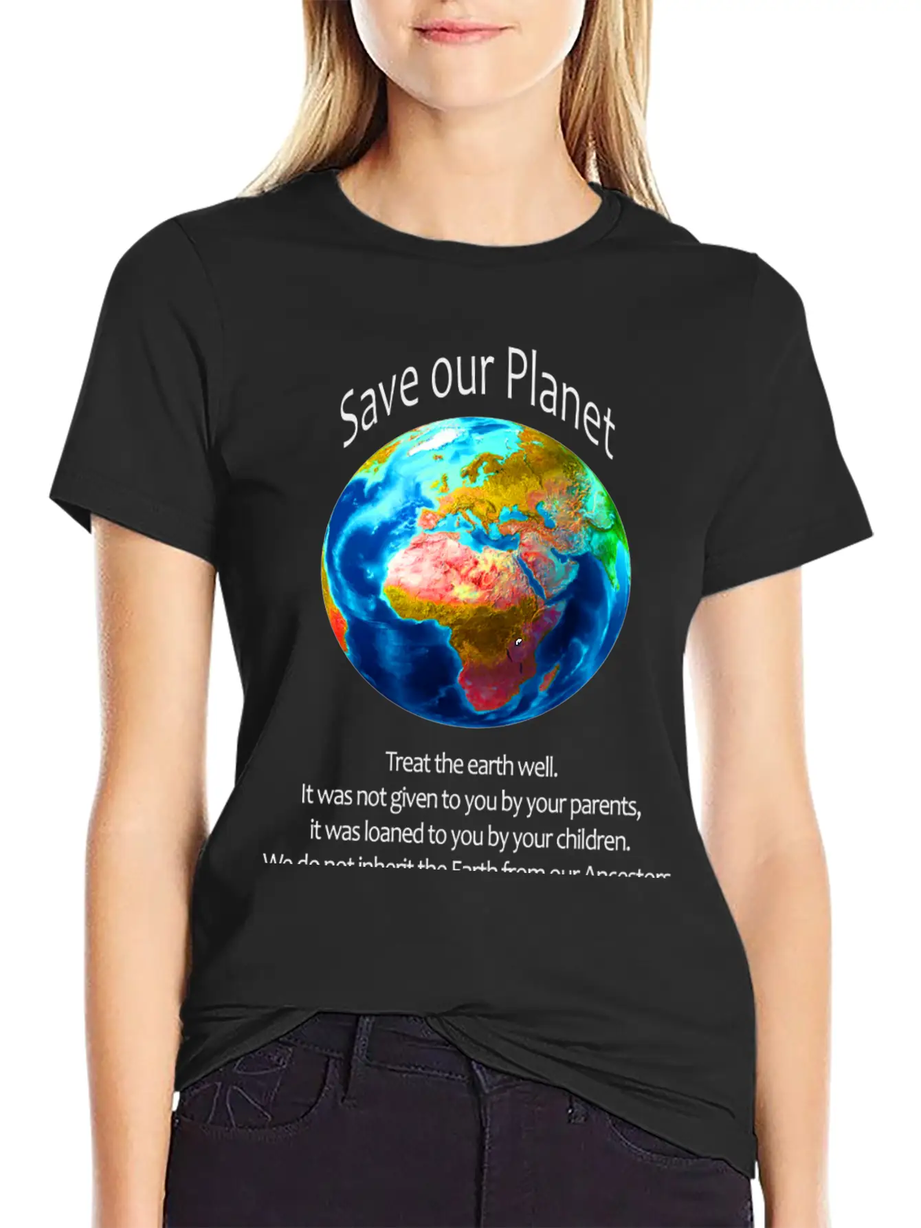 Save Our Planet Unisex Casual T-Shirt – Clean Design For Daily Comfort