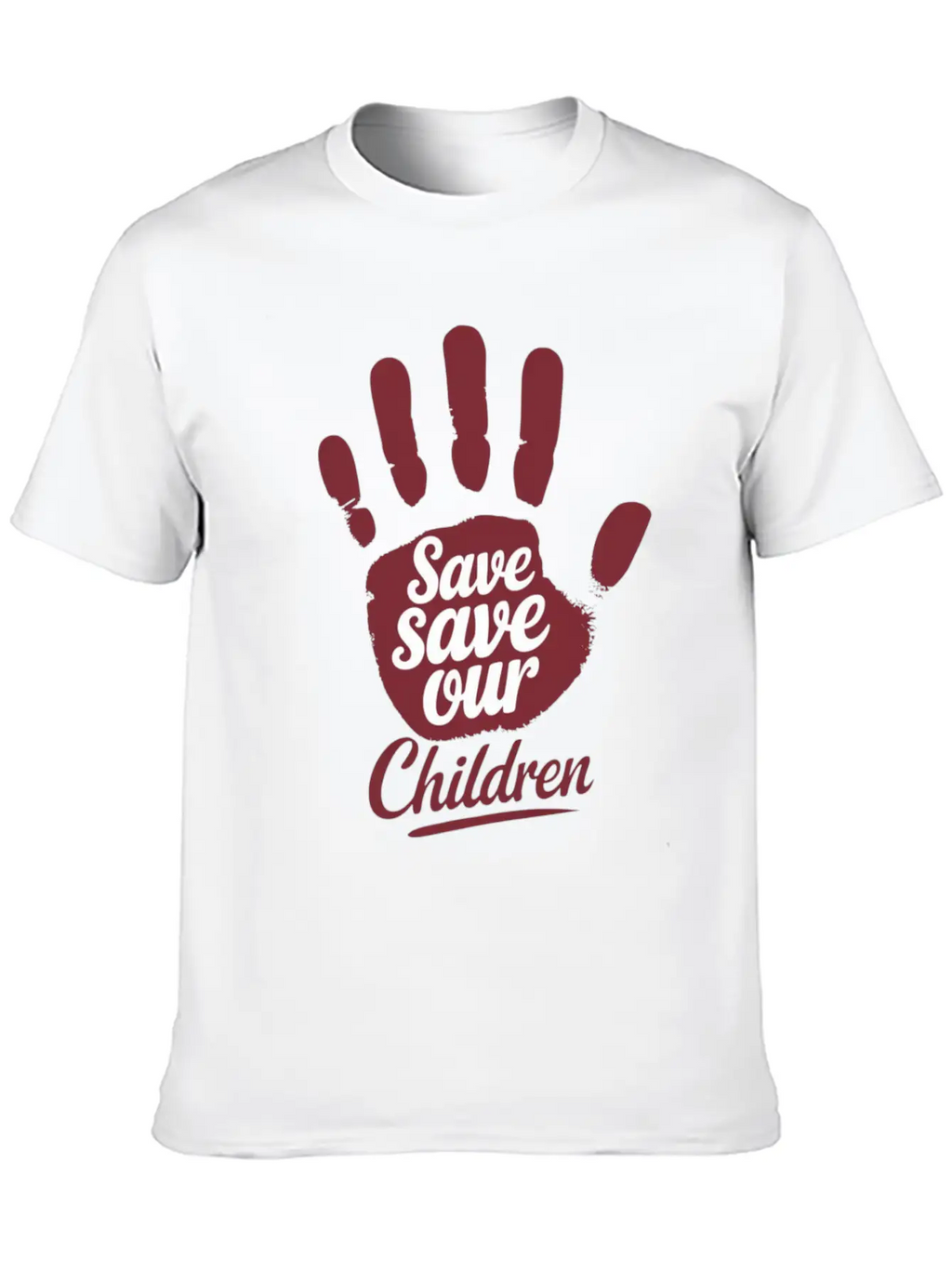 Save Save Our Children Unisex Casual T-Shirt – Clean Design For Daily Comfort