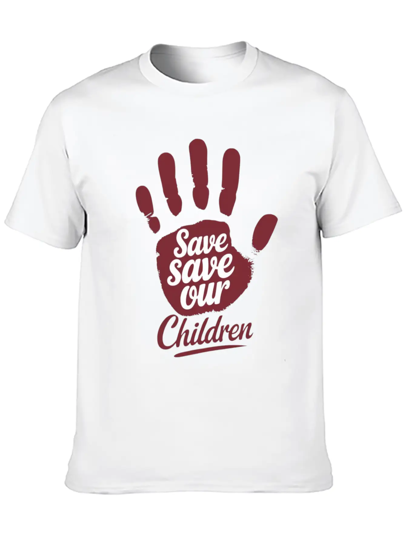 Save Save Our Children Unisex Casual T-Shirt – Clean Design For Daily Comfort
