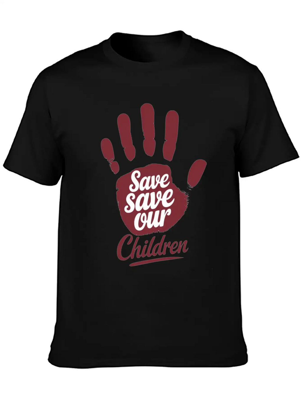 Save Save Our Children Unisex Casual T-Shirt – Clean Design For Daily Comfort