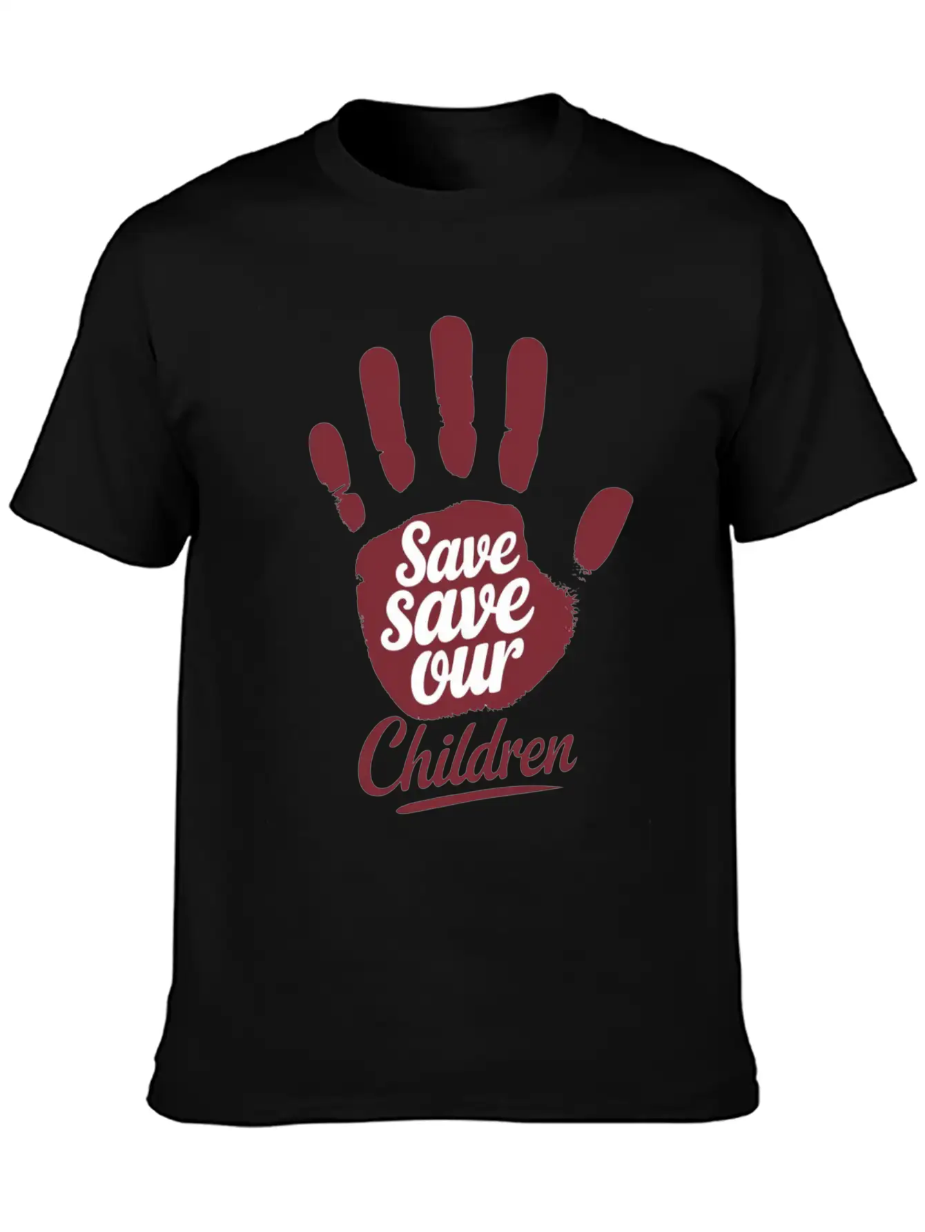 Save Save Our Children Unisex Casual T-Shirt – Clean Design For Daily Comfort