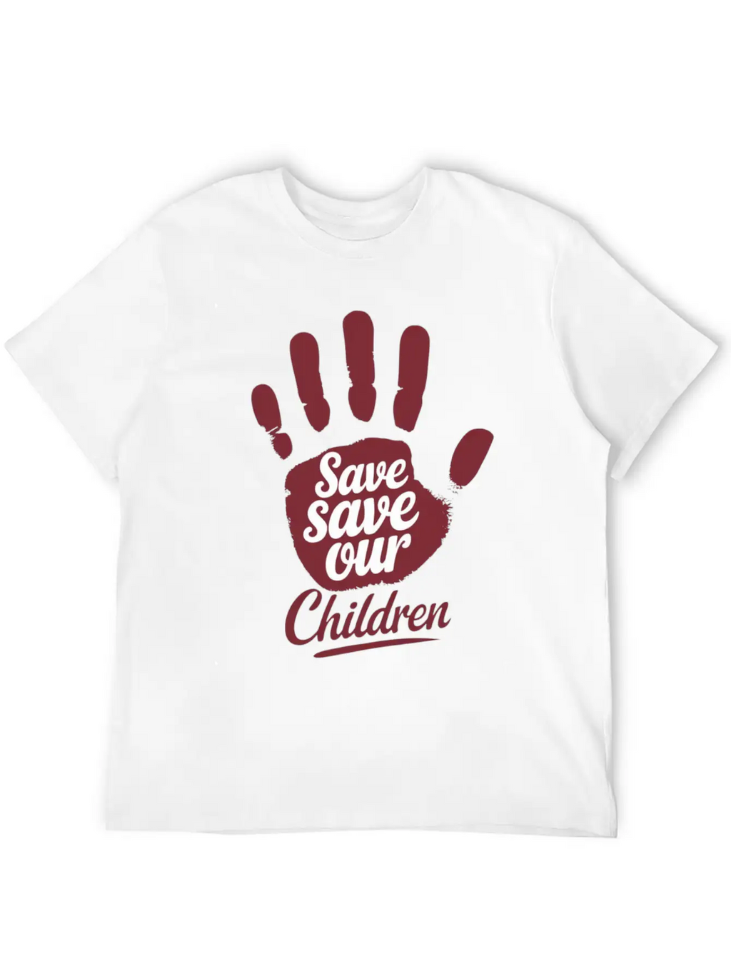 Save Save Our Children Unisex Casual T-Shirt – Clean Design For Daily Comfort