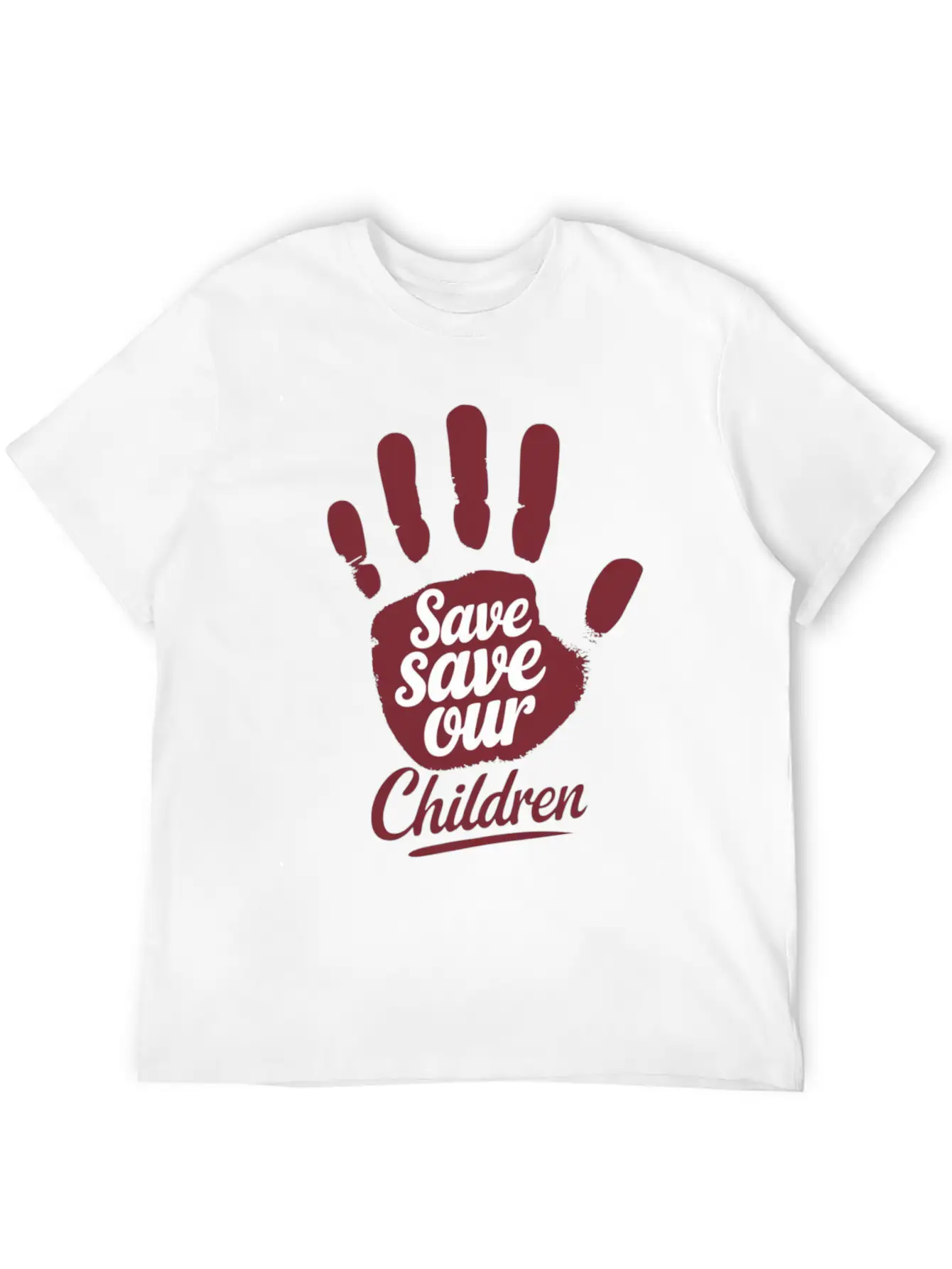 Save Save Our Children Unisex Casual T-Shirt – Clean Design For Daily Comfort