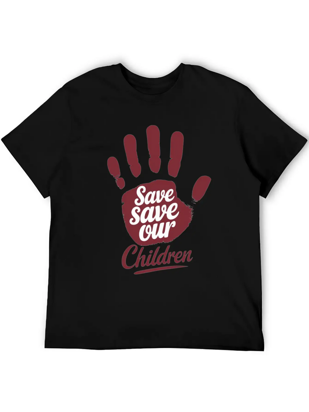 Save Save Our Children Unisex Casual T-Shirt – Clean Design For Daily Comfort