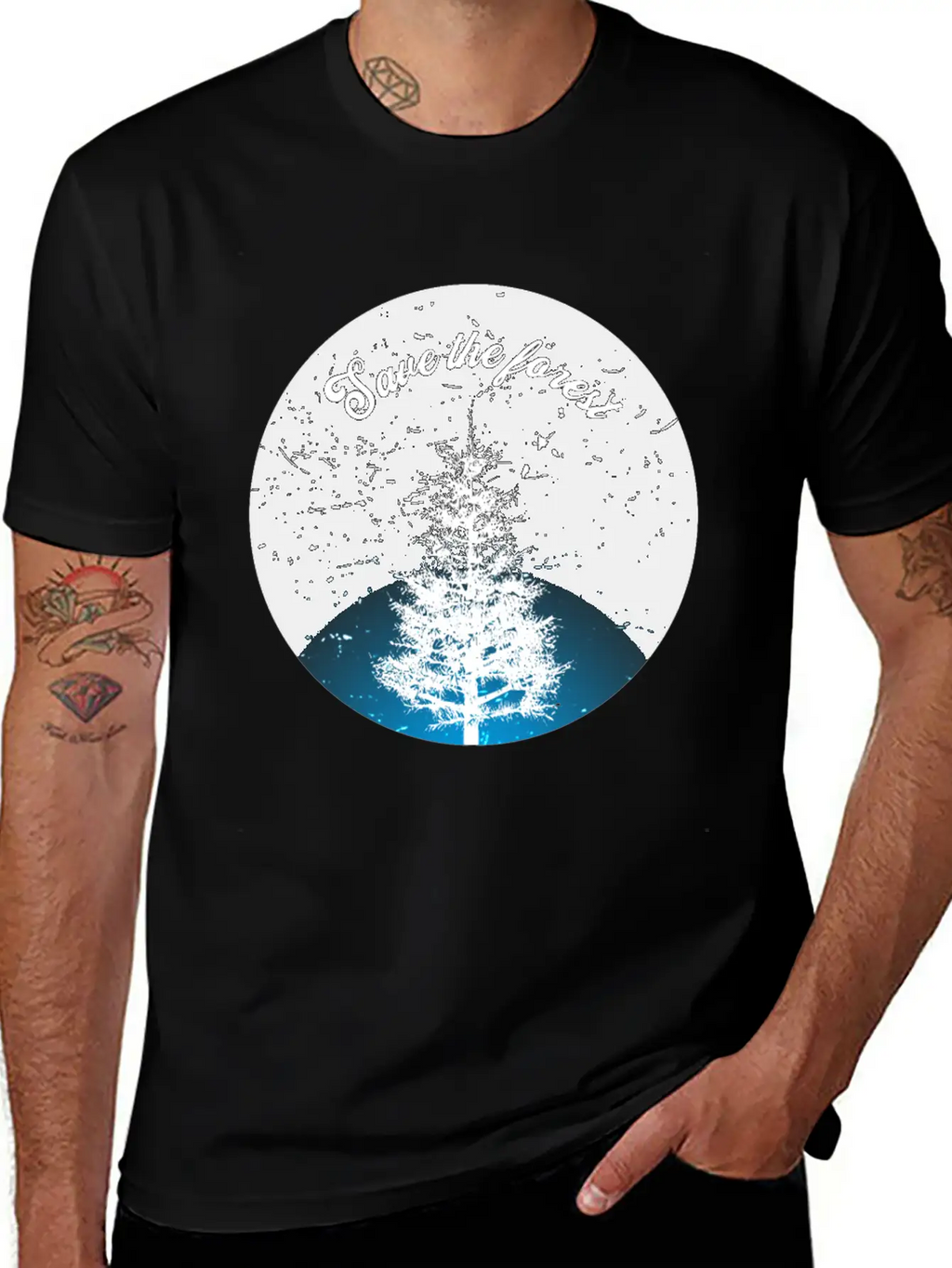 Save The Forest Unisex Casual T-Shirt – Clean Design For Daily Comfort
