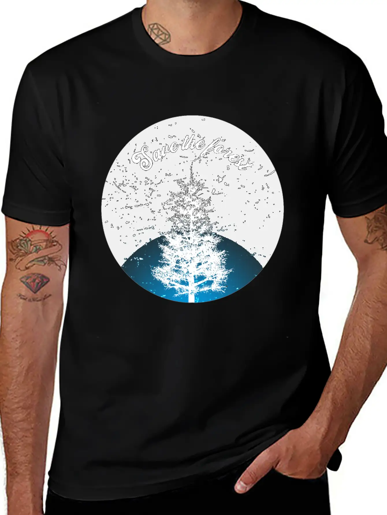 Save The Forest Unisex Casual T-Shirt – Clean Design For Daily Comfort