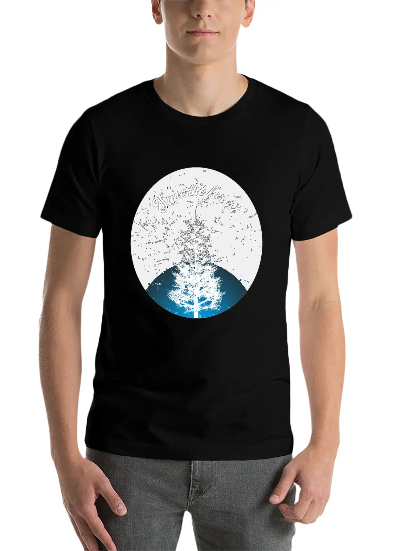 Save The Forest Unisex Casual T-Shirt – Clean Design For Daily Comfort