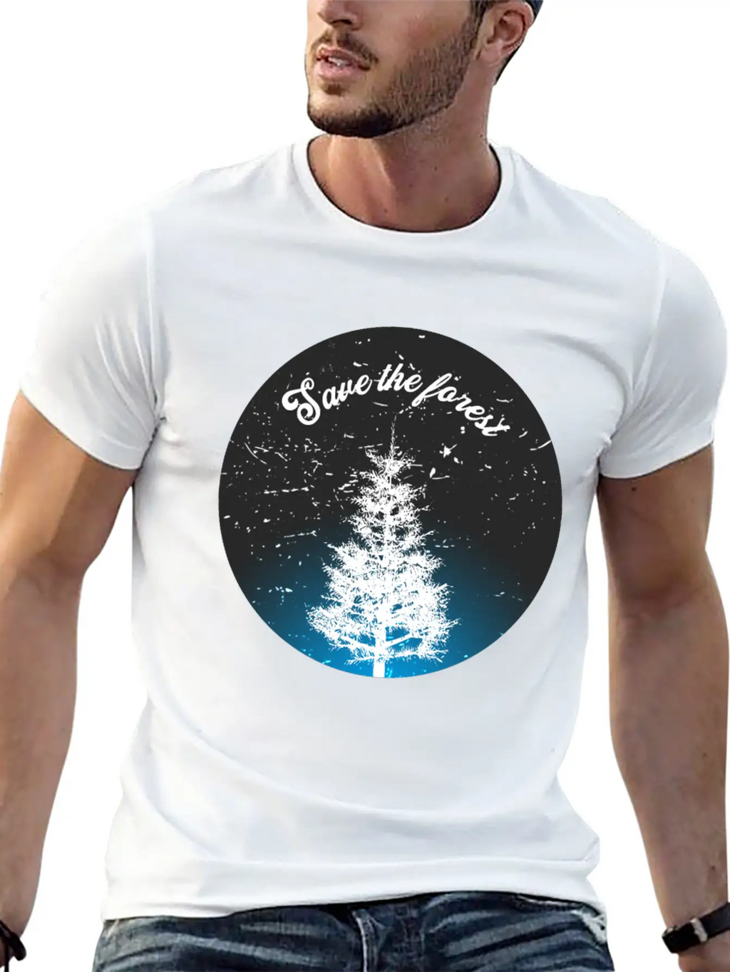 Save The Forest Unisex Casual T-Shirt – Clean Design For Daily Comfort
