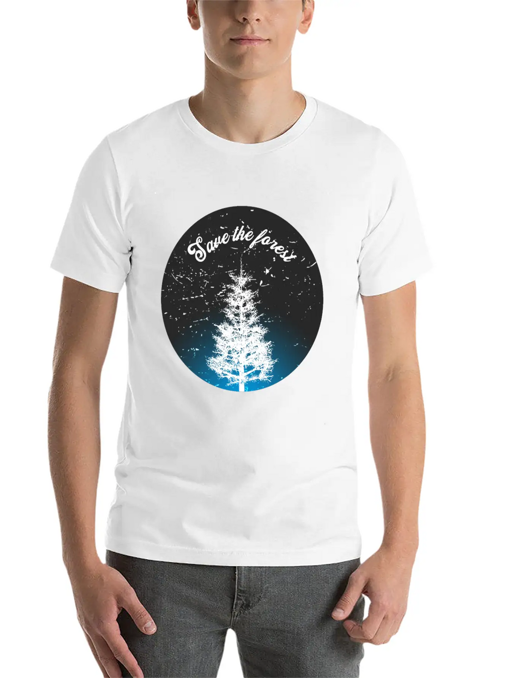 Save The Forest Unisex Casual T-Shirt – Clean Design For Daily Comfort