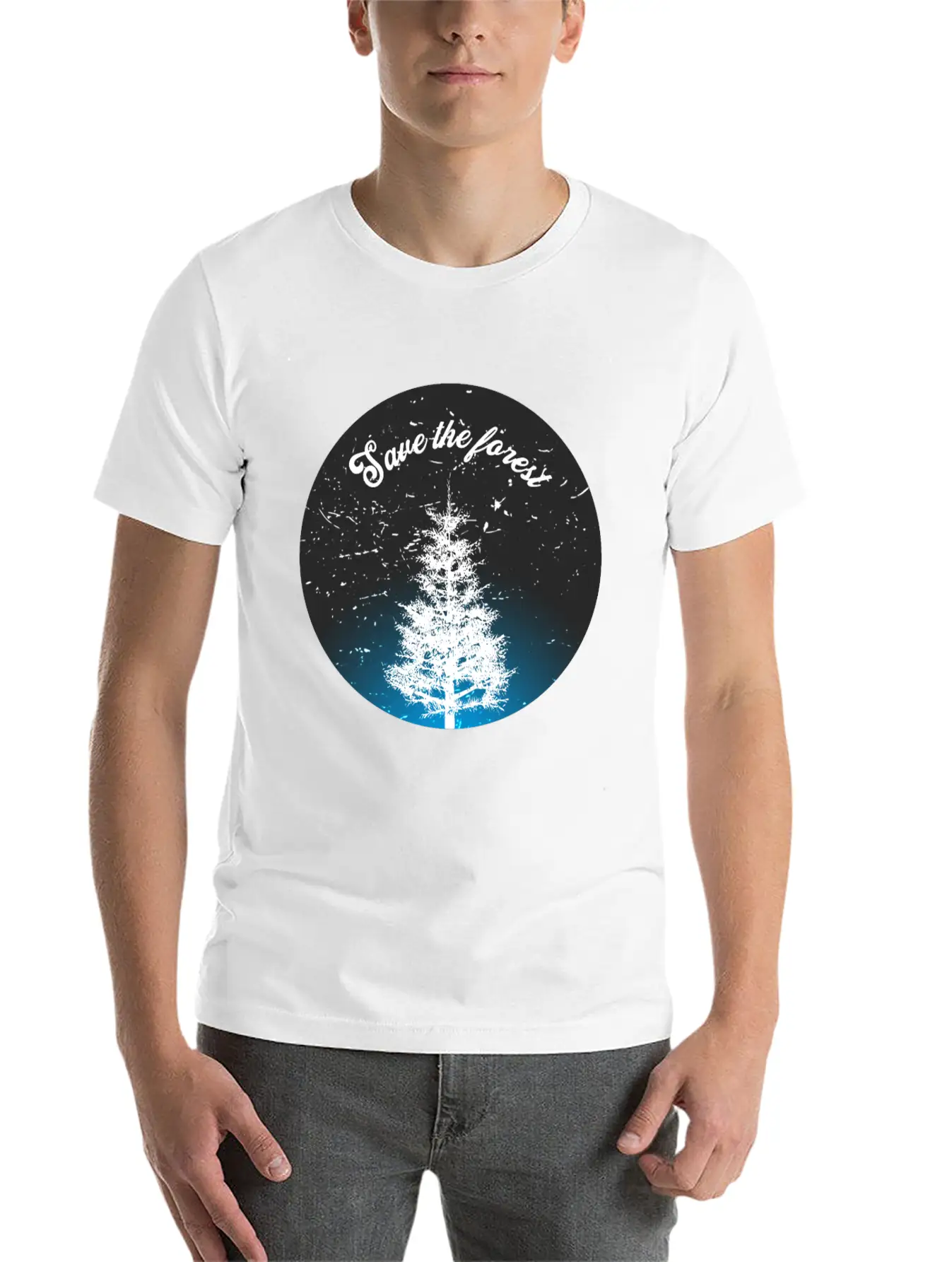Save The Forest Unisex Casual T-Shirt – Clean Design For Daily Comfort