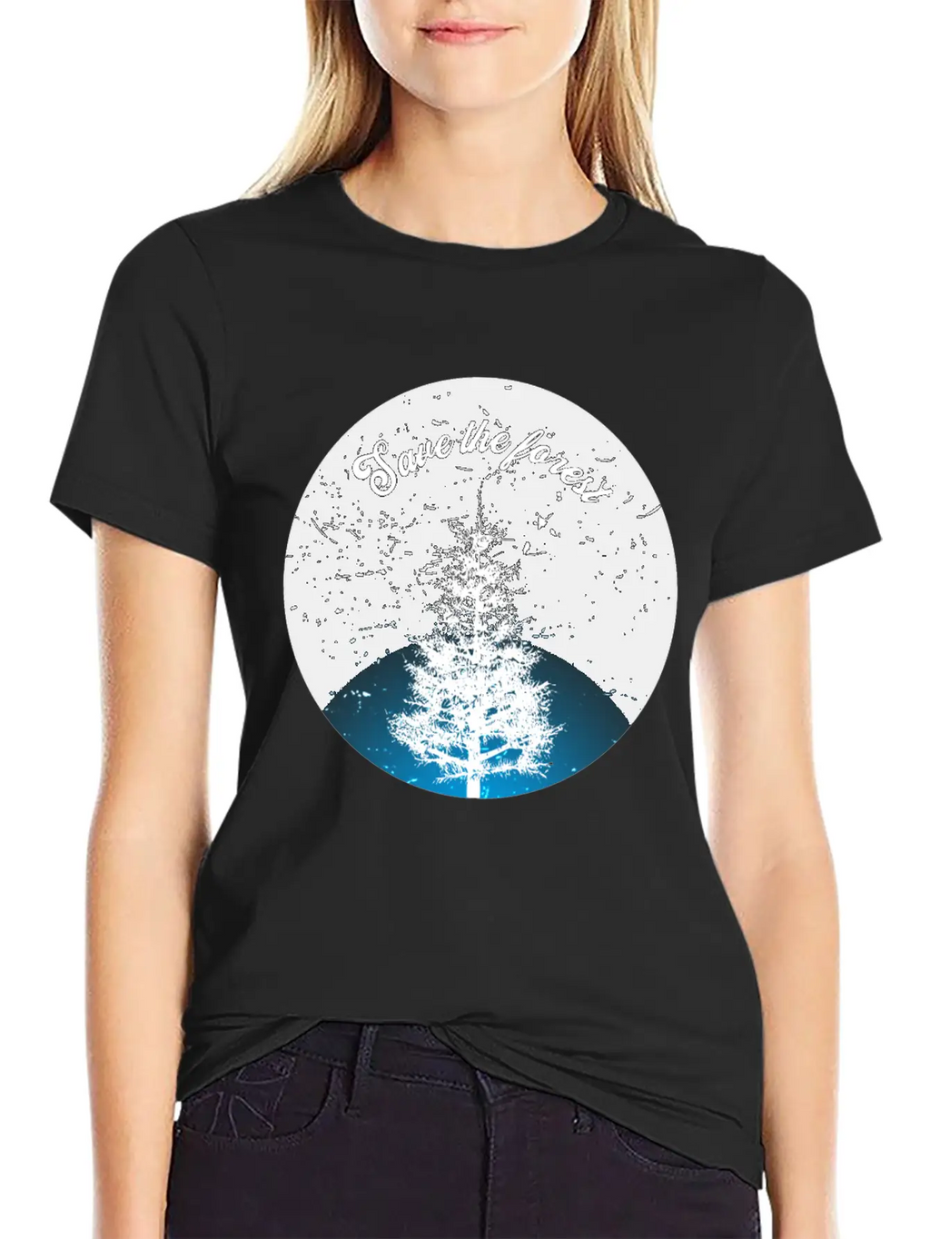 Save The Forest Unisex Casual T-Shirt – Clean Design For Daily Comfort