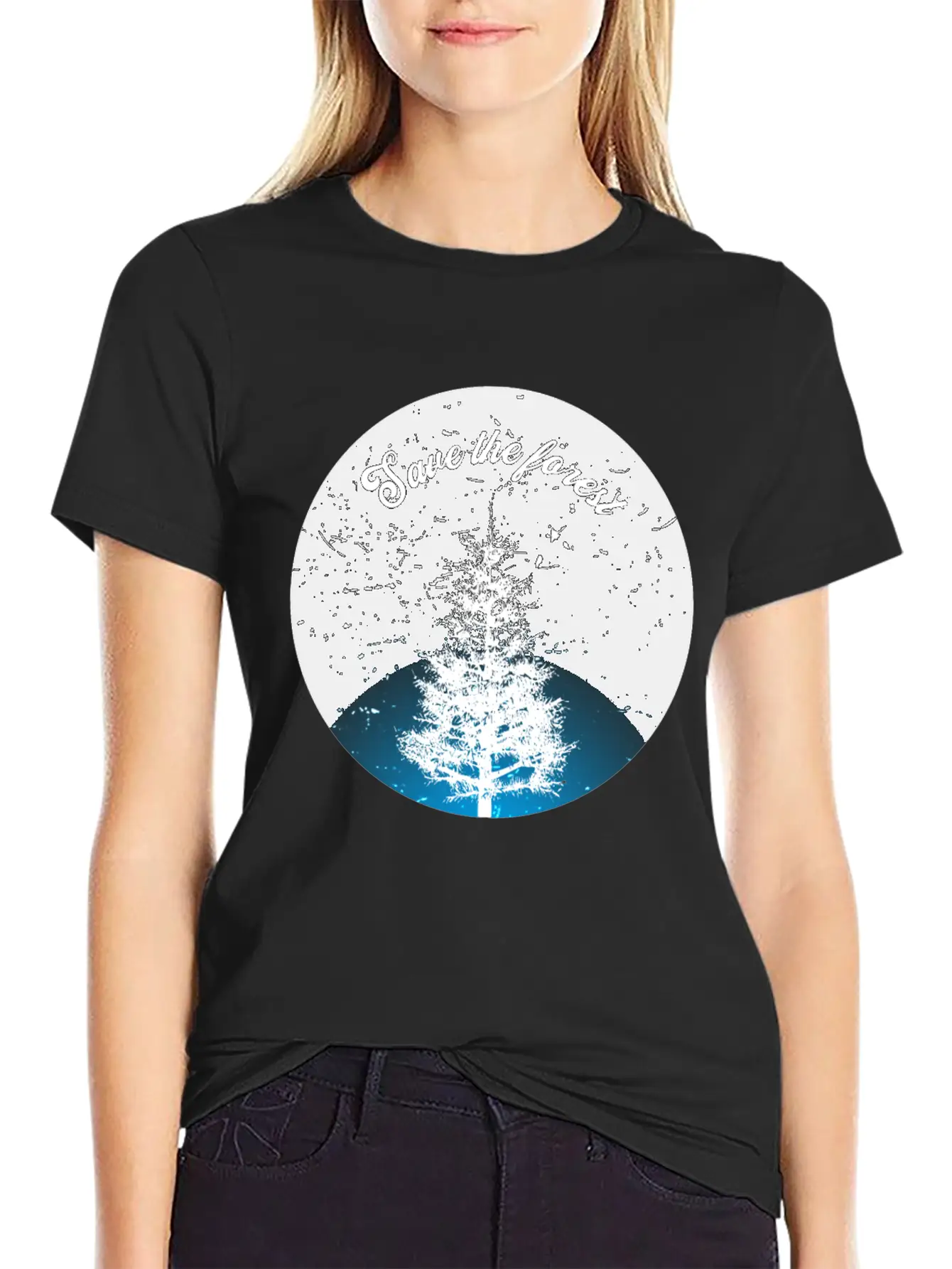 Save The Forest Unisex Casual T-Shirt – Clean Design For Daily Comfort