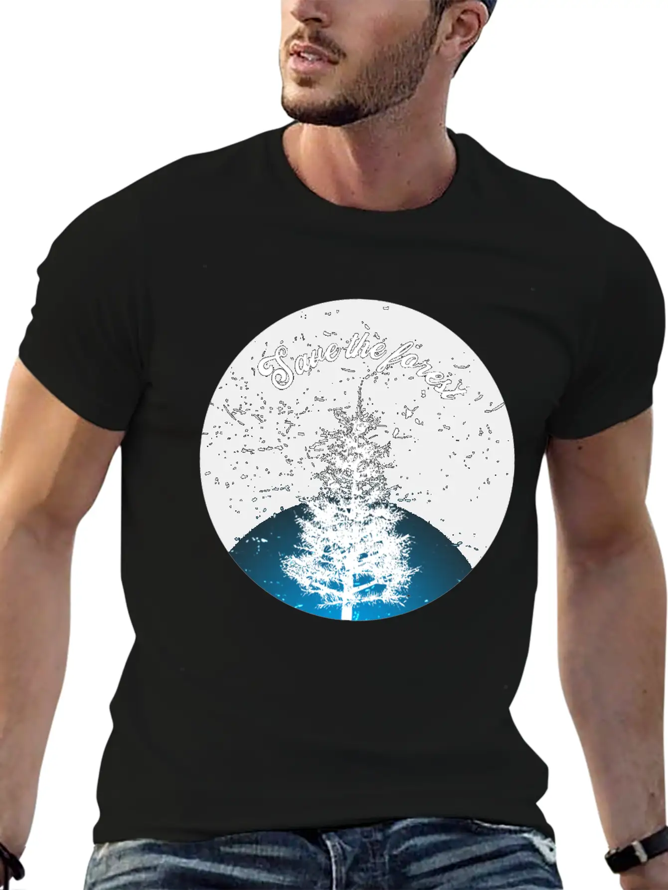 Save The Forest Unisex Casual T-Shirt – Clean Design For Daily Comfort