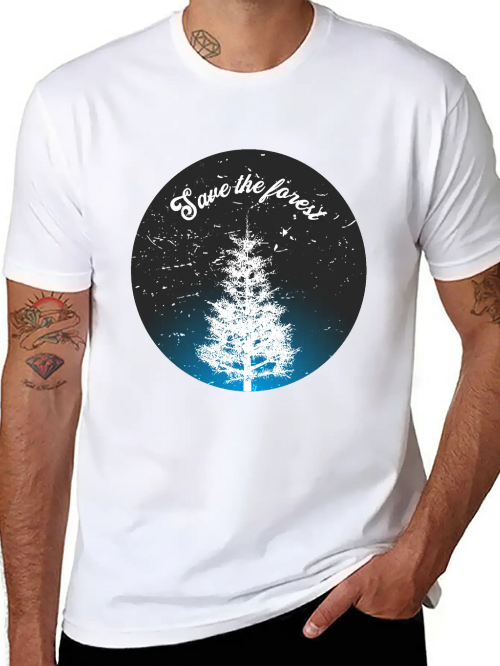 Save The Forest Unisex Casual T-Shirt – Clean Design For Daily Comfort