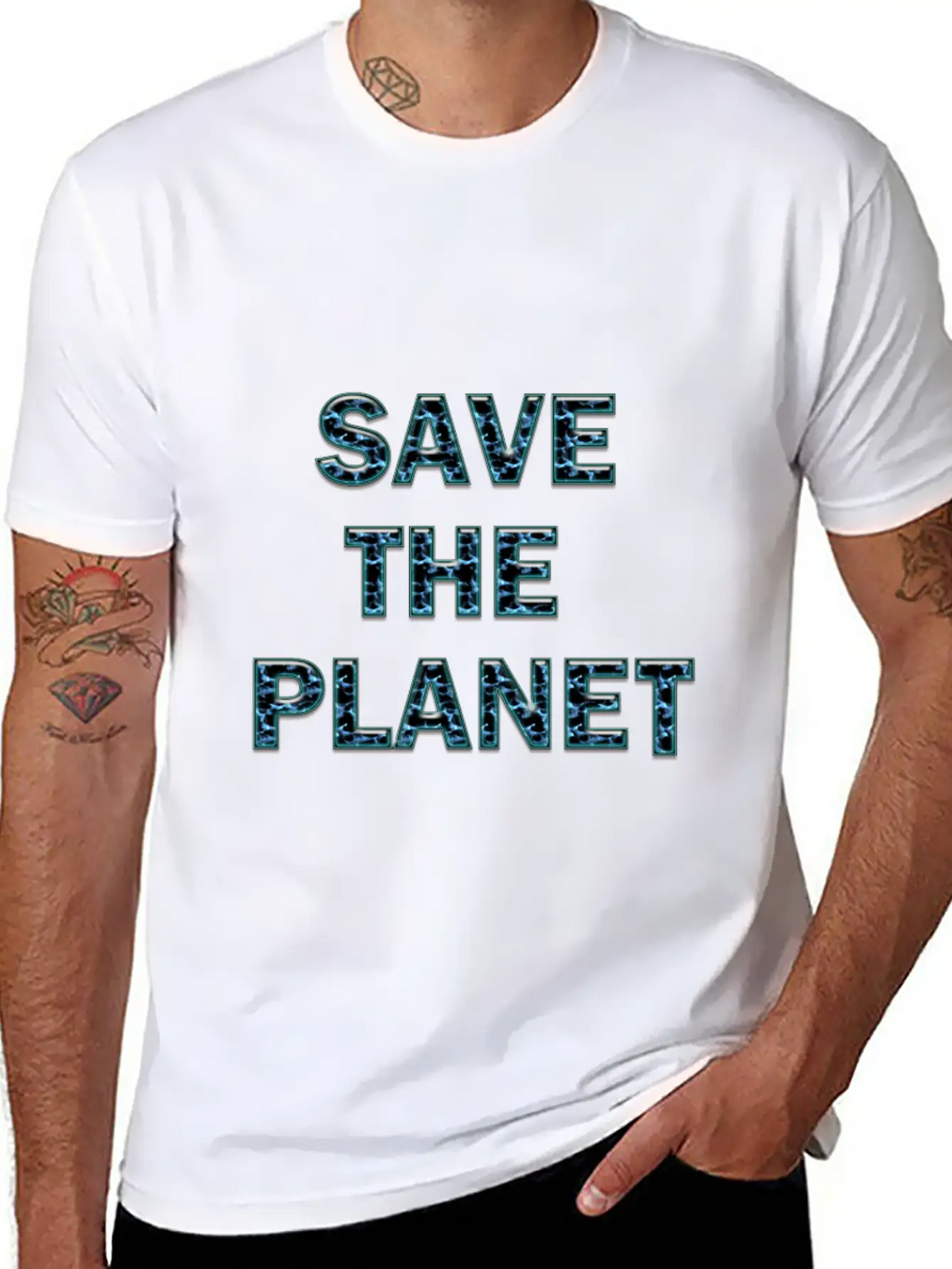 Save The Planet Essential Cotton Tee For Daily Outfits – Unisex Style