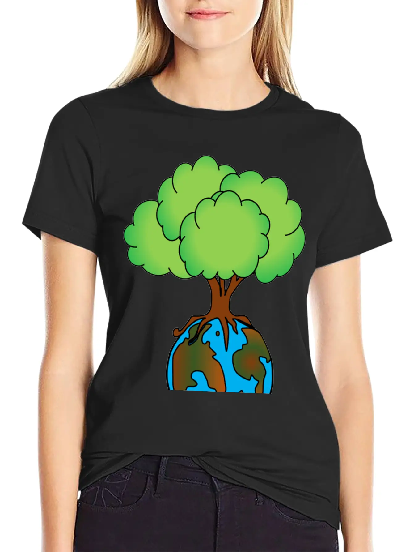 Save The Planet Unisex Short Sleeve Soft Cotton T-Shirt – Casual Everyday Wear