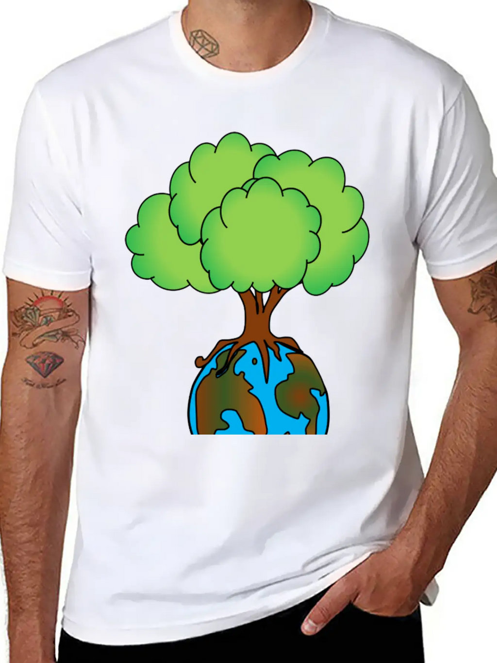 Save The Planet Unisex Short Sleeve Soft Cotton T-Shirt – Casual Everyday Wear