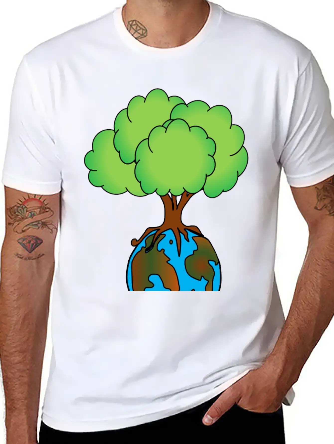 Save The Planet Unisex Short Sleeve Soft Cotton T-Shirt – Casual Everyday Wear