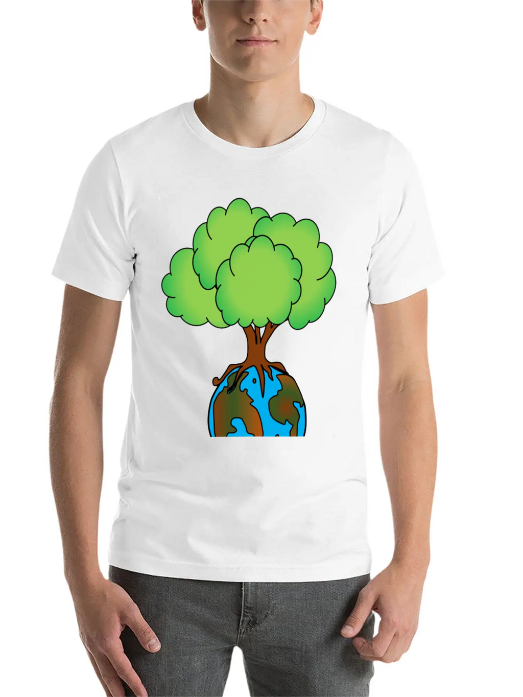 Save The Planet Unisex Short Sleeve Soft Cotton T-Shirt – Casual Everyday Wear