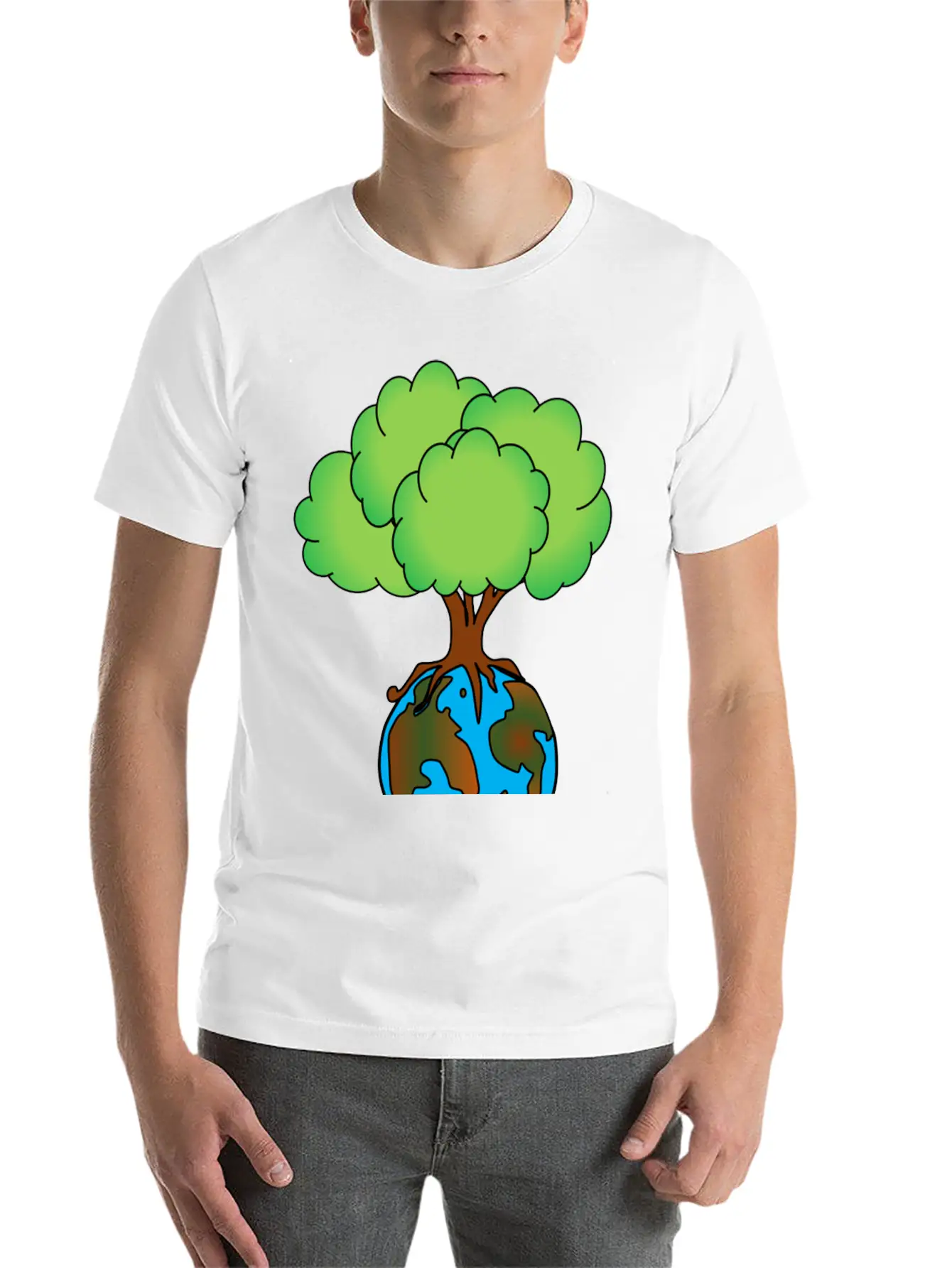Save The Planet Unisex Short Sleeve Soft Cotton T-Shirt – Casual Everyday Wear