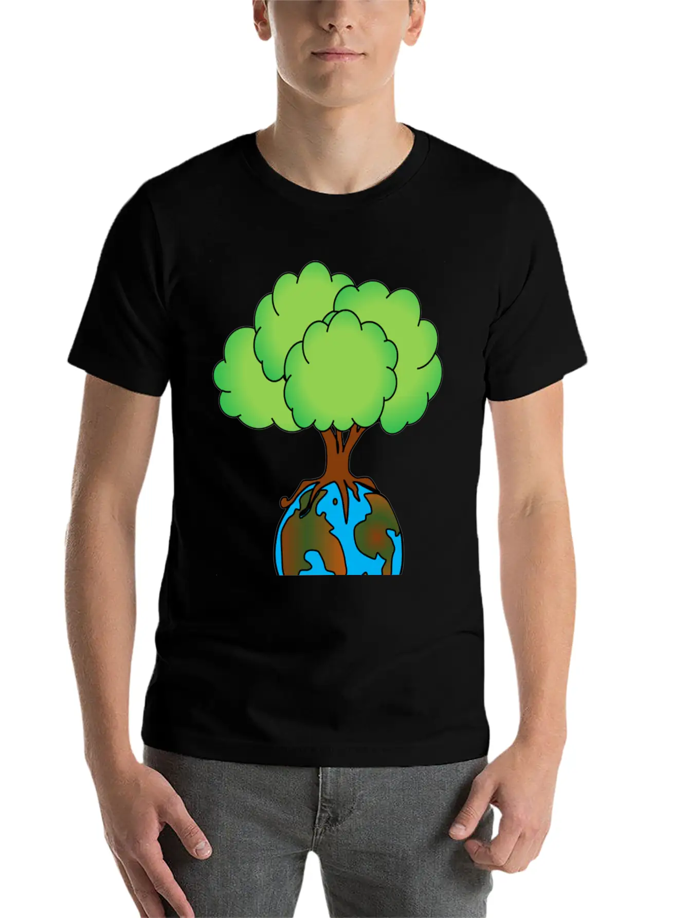 Save The Planet Unisex Short Sleeve Soft Cotton T-Shirt – Casual Everyday Wear