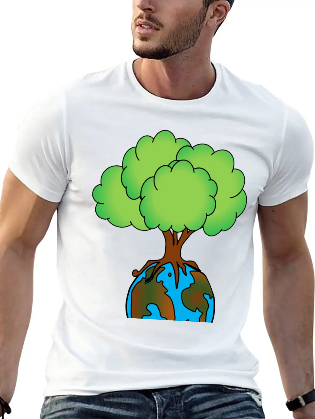 Save The Planet Unisex Short Sleeve Soft Cotton T-Shirt – Casual Everyday Wear
