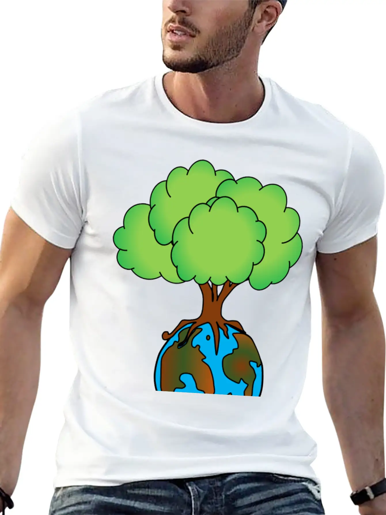 Save The Planet Unisex Short Sleeve Soft Cotton T-Shirt – Casual Everyday Wear