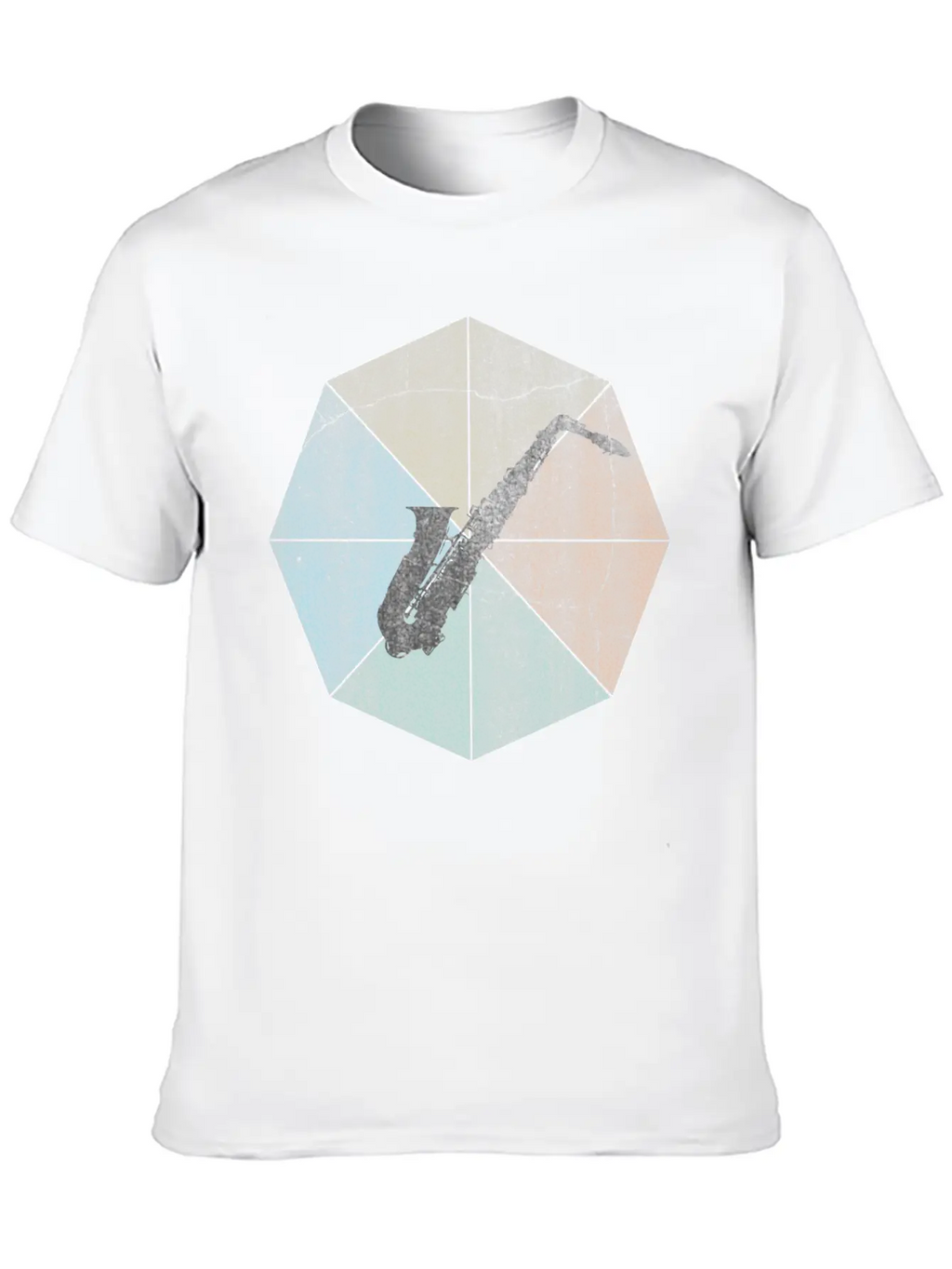 Saxophone Breathable Soft Cotton T-Shirt – Timeless Casual Look