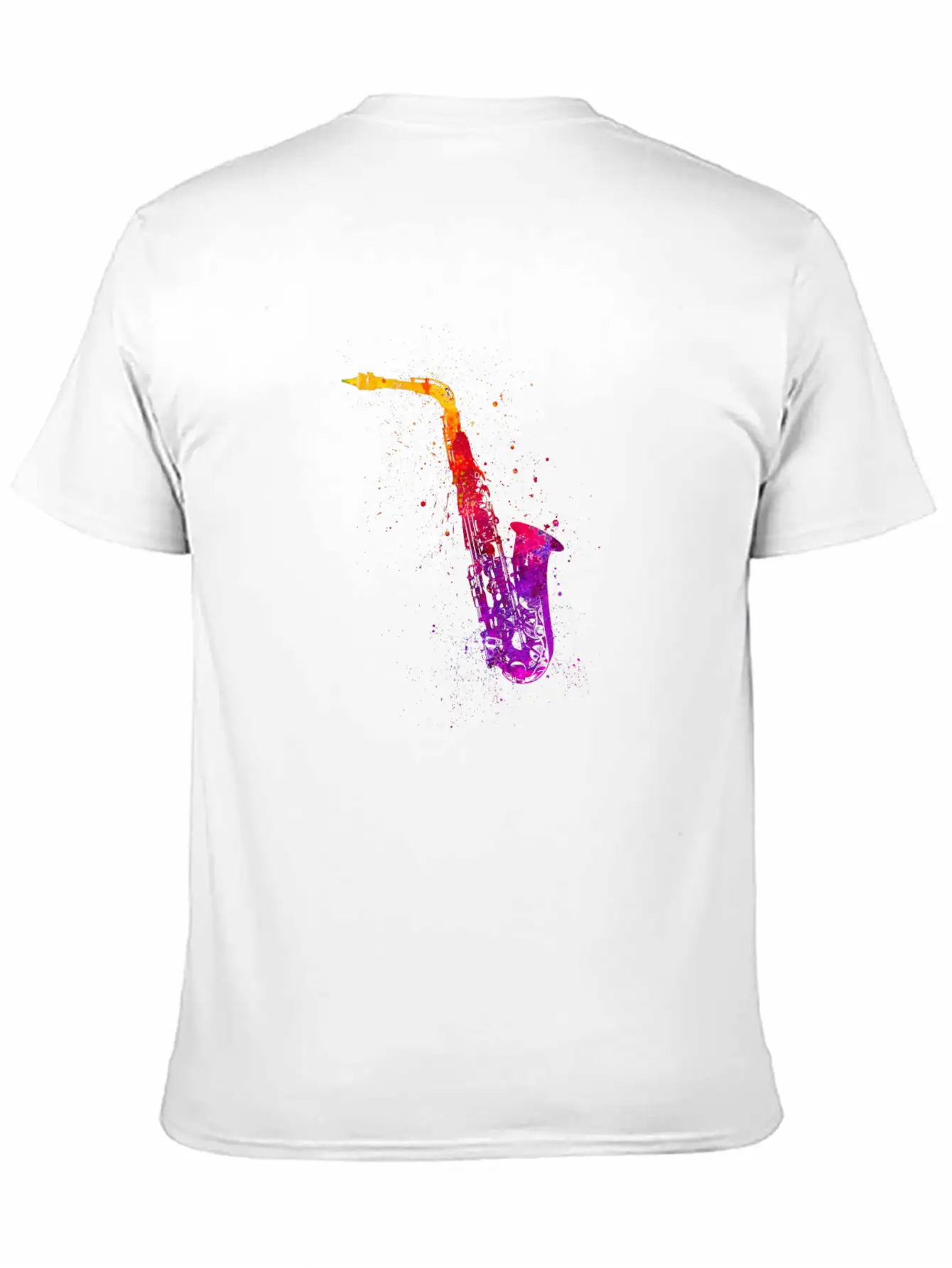 Saxophone Colorful Icon Essential Cotton Tee For Daily Outfits – Unisex Style